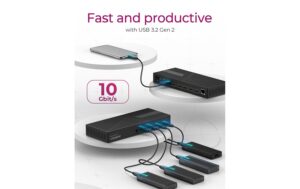 ICY BOX IB-DK2246AC Multi-Dockingstation USB Type-C mit Power Delivery