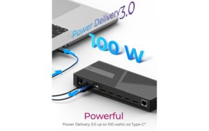 ICY BOX IB-DK2246AC Multi-Dockingstation USB Type-C mit Power Delivery