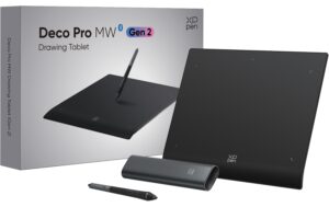 1585597_6 - Mediatech XP-Pen Stifttablet Deco Pro MW Zeichentablet, Stiftdisplay, Inkl. ACK05