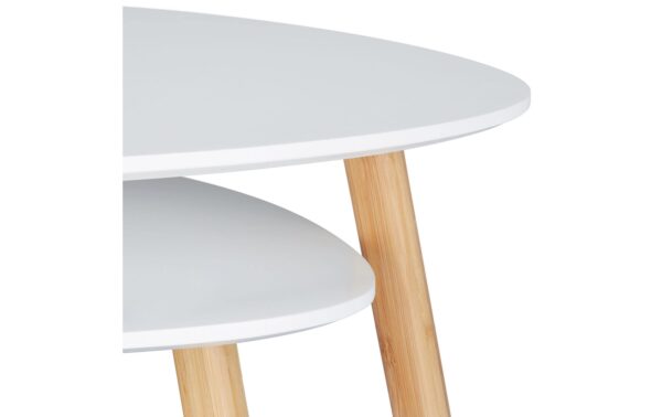 1585631_3 - Mediatech relaxdays Beistelltisch 2er Set MDF Holz aus China, 48x60x60cm, 40x40x40cm