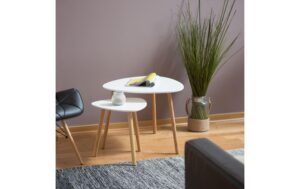 1585631_4 - Mediatech relaxdays Beistelltisch 2er Set MDF Holz aus China, 48x60x60cm, 40x40x40cm