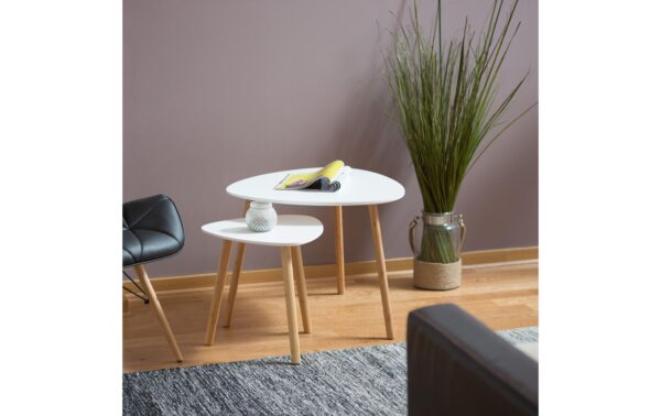 1585631_4 - Mediatech relaxdays Beistelltisch 2er Set MDF Holz aus China, 48x60x60cm, 40x40x40cm
