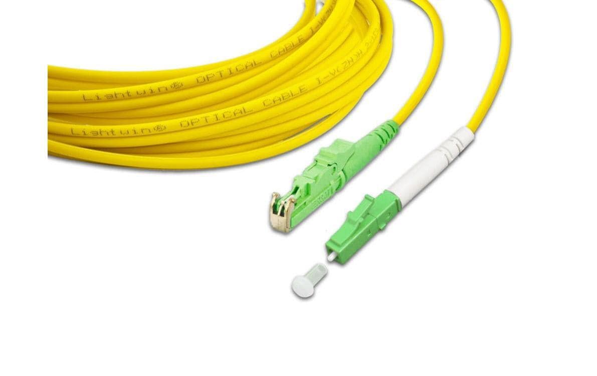 Lightwin, LWL-Patchkabel SM E2000/APC – LC/ Singlemode 9/125µm, E2000/APC-LC/APC, 20m