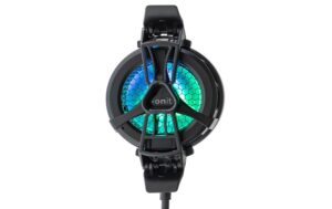 onit Smartphone Kühler induk. Laden schwarz magnetisch+Klammer, 15W, 5500rpm, Display, RGB