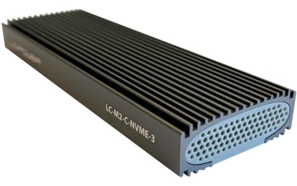 1589760_3 - Mediatech LC-Power ext. M.2 Gehäuse LC-M2-C NVME 3 schwarz, USB Type-C, für M.2 SSD, NVME