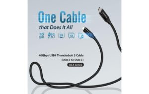 Edimax Thunderbolt 3 Kabel 3m Thunderbolt 3, 40 Gbit/s, USB-C-C