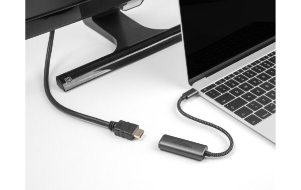 1591154_2 - Mediatech Delock USB Type-C Adapter zu HDMI 8K mit HDR Funktion, Aluminium