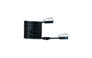 Paulmann Outdoor Cable 5M 1in-4out 2x1, 5qmm Schwarz Kunststoff