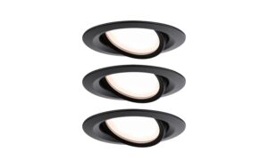 1591863 - Mediatech Paulmann Set Nova Plus rund sz matt/Alu dim 3x6W 2700K 51mm 230V kaufen Schweiz | Mediatech.ch