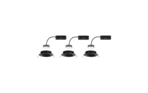1591863_3 - Mediatech Paulmann Set Nova Plus rund sz matt/Alu dim 3x6W 2700K 51mm 230V