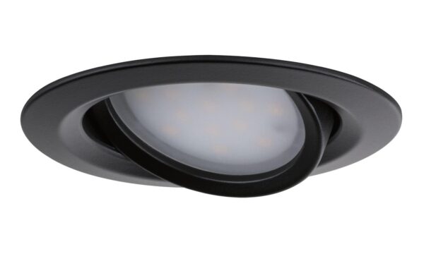 1591863_4 - Mediatech Paulmann Set Nova Plus rund sz matt/Alu dim 3x6W 2700K 51mm 230V