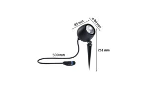 Paulmann Outdoor Plug & Shine Spot Kikolo 20° 3000K anthrazit