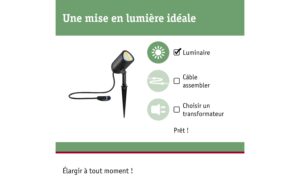 Paulmann Outdoor Plug & Shine Spot Shira RGBW Zigbee 2000-6500K