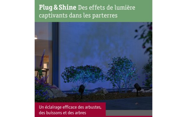 Paulmann Outdoor Plug & Shine Spot Shira RGBW Zigbee 2000-6500K