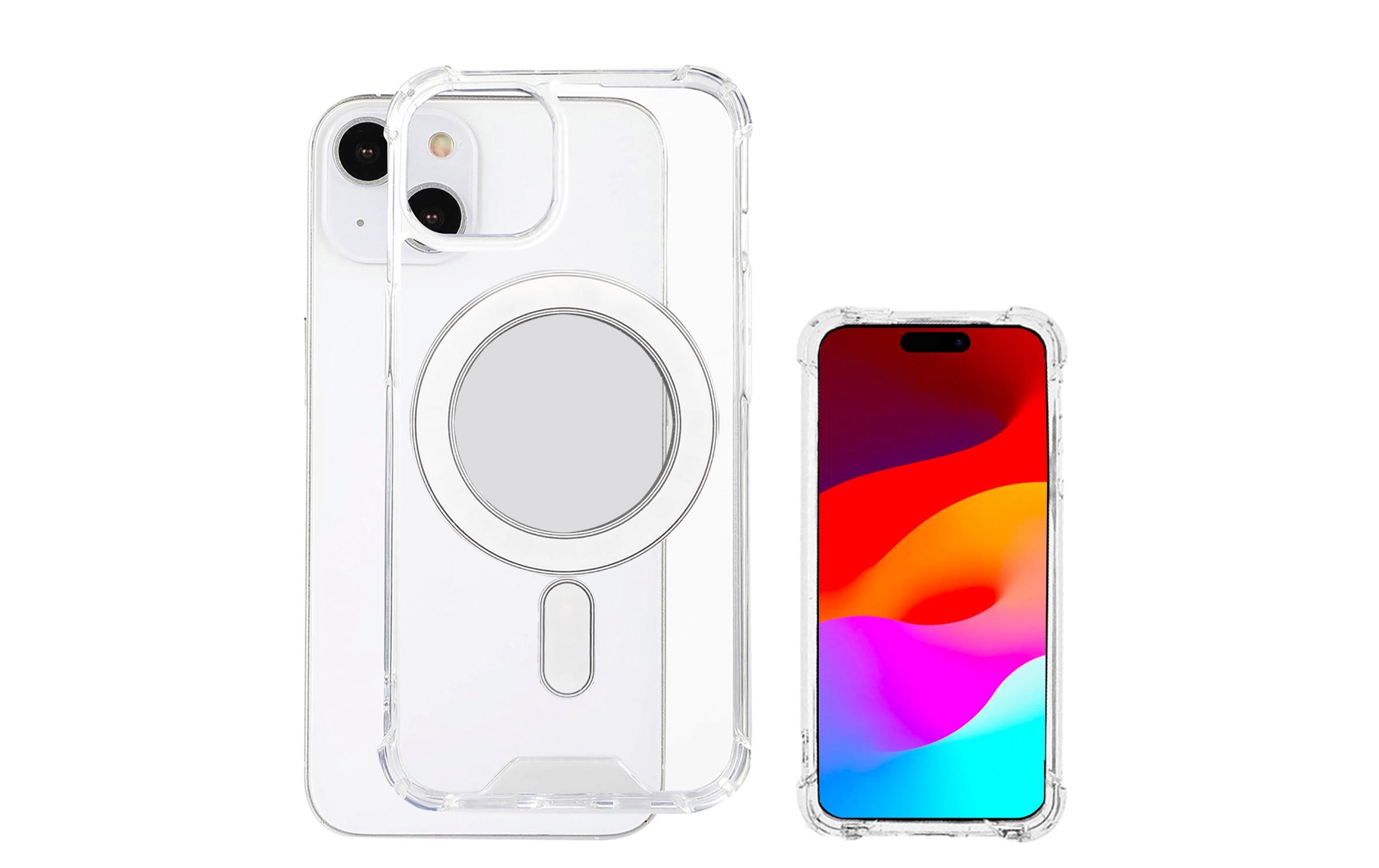 1592626_1 - Mediatech 4smarts Hybrid Case Ultimag clear für iPhone 15