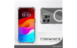1592626_3 - Mediatech 4smarts Hybrid Case Ultimag clear für iPhone 15