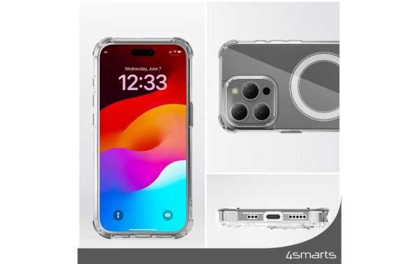 1592626_3 - Mediatech 4smarts Hybrid Case Ultimag clear für iPhone 15