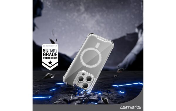 1592626_5 - Mediatech 4smarts Hybrid Case Ultimag clear für iPhone 15