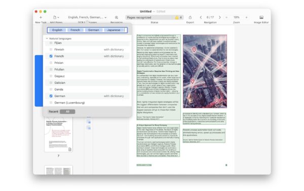 1593120_2 - Mediatech ABBYY FineReader PDF for Mac EDU/GOV/NPO per Seat, 5-25 Lizenzen, Sub, 1yr, ML