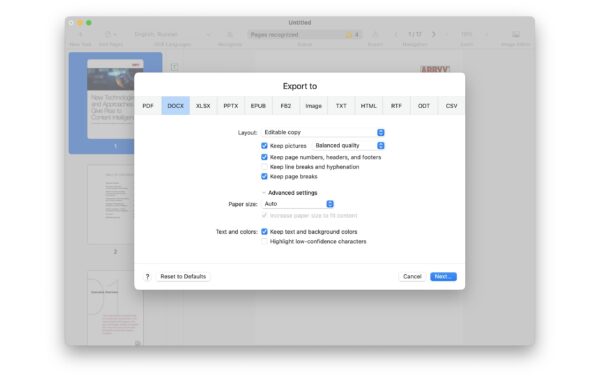 1593120_3 - Mediatech ABBYY FineReader PDF for Mac EDU/GOV/NPO per Seat, 5-25 Lizenzen, Sub, 1yr, ML