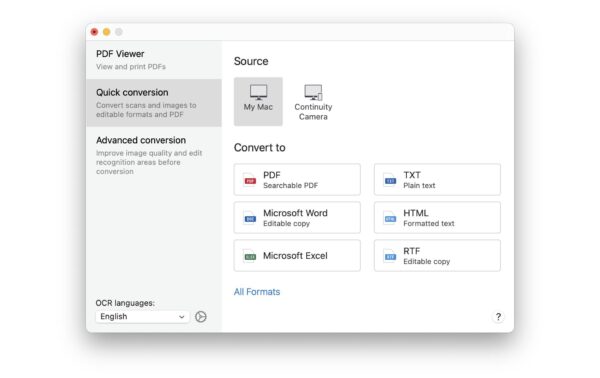 1593120_4 - Mediatech ABBYY FineReader PDF for Mac EDU/GOV/NPO per Seat, 5-25 Lizenzen, Sub, 1yr, ML