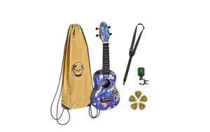 Ortega Guitars Keiki K2-SP Sopranukulelenset, Spaceman