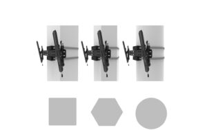 1594765_2 - Mediatech Neomounts WL35S-910BL16 Säulenhalterung 40-75, tilt