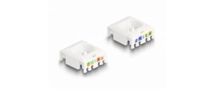 Delock Keystone Modul RJ45 Buchse zu LSA Cat.6A STP