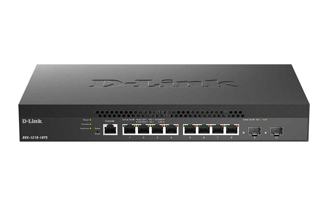 1596066 - Mediatech D-Link DXS-1210-10TS/E: 10- P. Smart Switch 8x 10GE RJ45, 2x SFP+ Port kaufen Schweiz | Mediatech.ch