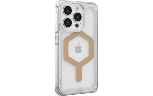 1598529_2 - Mediatech UAG Plyo Magsafe Ice/Gold für iPhone 15 Pro