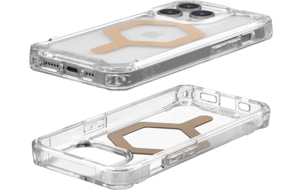 1598529_7 - Mediatech UAG Plyo Magsafe Ice/Gold für iPhone 15 Pro