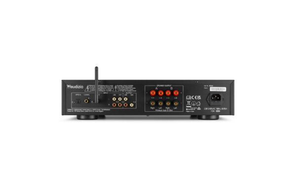 Audizio AD420 4-Channel Amplifier, BT, black