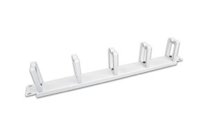 1599924_1 - Mediatech 19 WIREWIN 1HE Kabelführungspanel gr mit 5 Metallringen, grau