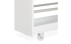 1601673_3 - Mediatech relaxdays Nischenwagen mit 4 Ablagen MDF, 83,5 x 18 x 59,5 cm, Weiss
