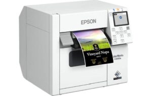 Epson Farb-Etikettendrucker C4000e BK glanz, Ethernet/USB