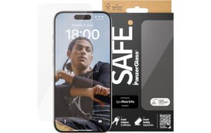 1601804 - Mediatech SAFE. Displayschutz Ultra Wide Fit fürs Apple iPhone 15 Pro