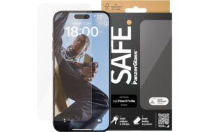 1601806 - Mediatech SAFE. Displayschutz Ultra Wide Fit fürs Apple iPhone 15 Pro Max