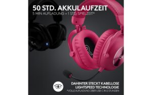 1603077_2 - Mediatech Logitech G PRO X 2 Lightspeed Gaming HS magenta