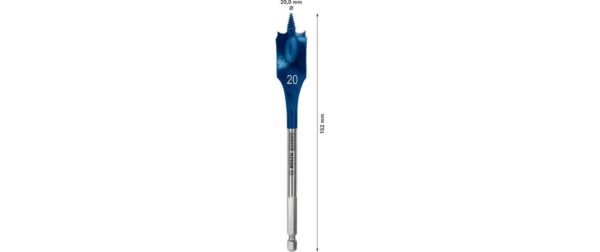 1603983_2 - Mediatech EXPERT Self Cut Speed Flachfräsbohrer 20 x 152mm