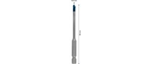 1604048_3 - Mediatech EXPERT HEX-9 HardCeramic Bohrer. 4 x 90mm