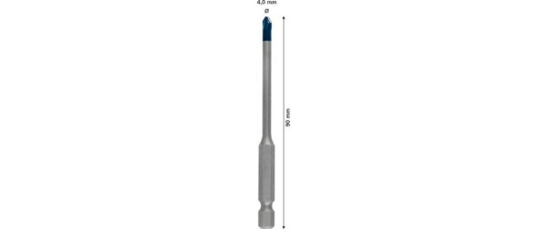 1604048_3 - Mediatech EXPERT HEX-9 HardCeramic Bohrer. 4 x 90mm