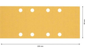 EXPERT C470 Schleifpapier. 93 x 230mm. G 120. 10-tlg.