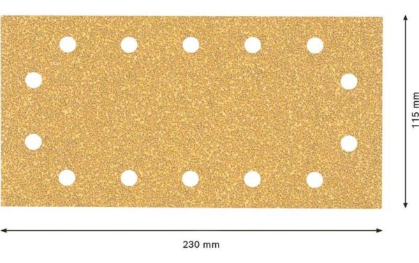 EXPERT C470 Schleifpapier. 115 x 230mm. G 40. 10-tlg.