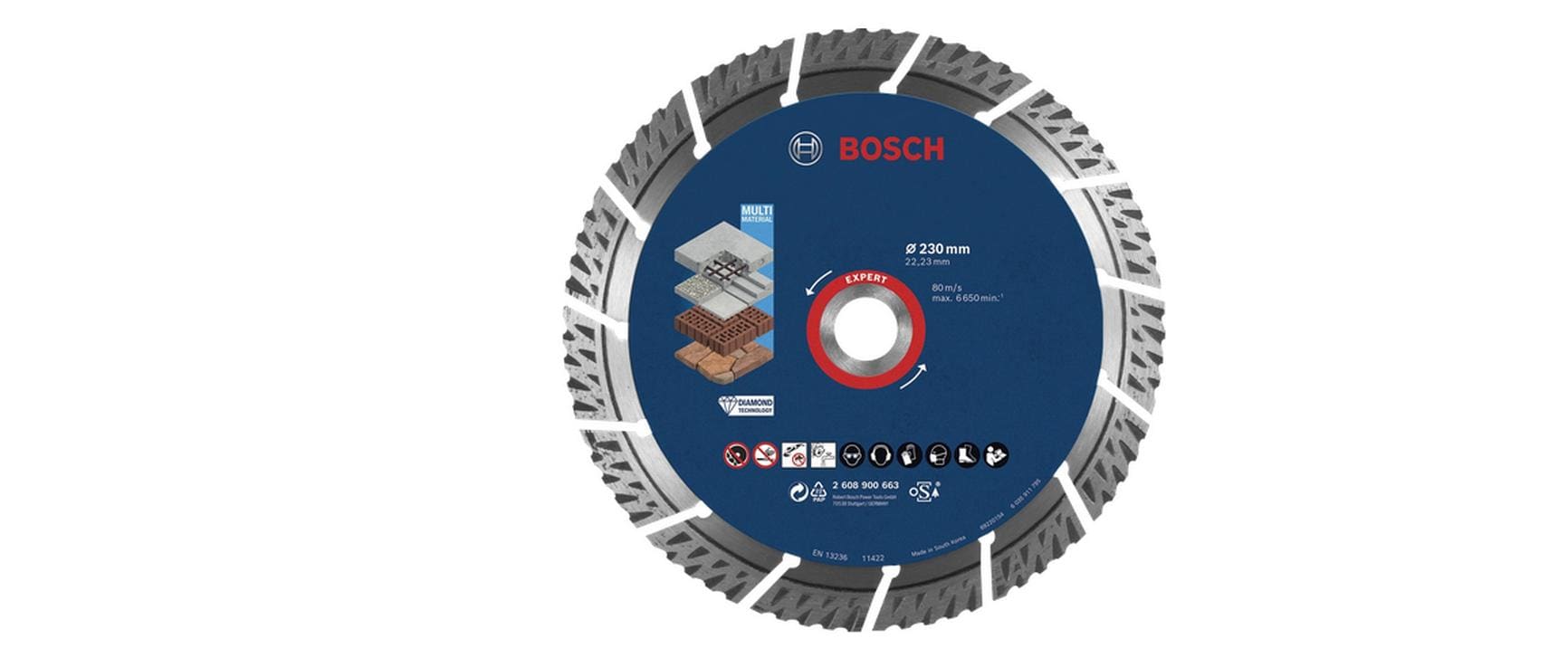 1604205 - Mediatech Bosch Professional EXPERT MultiMaterial Diamanttrennscheiben. 230mm kaufen | Mediatech.ch