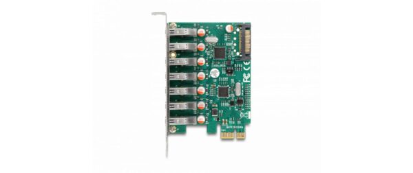 Delock PCI Express x1 Karte zu 7 x extern USB 5 Gbps Typ-A Buchse