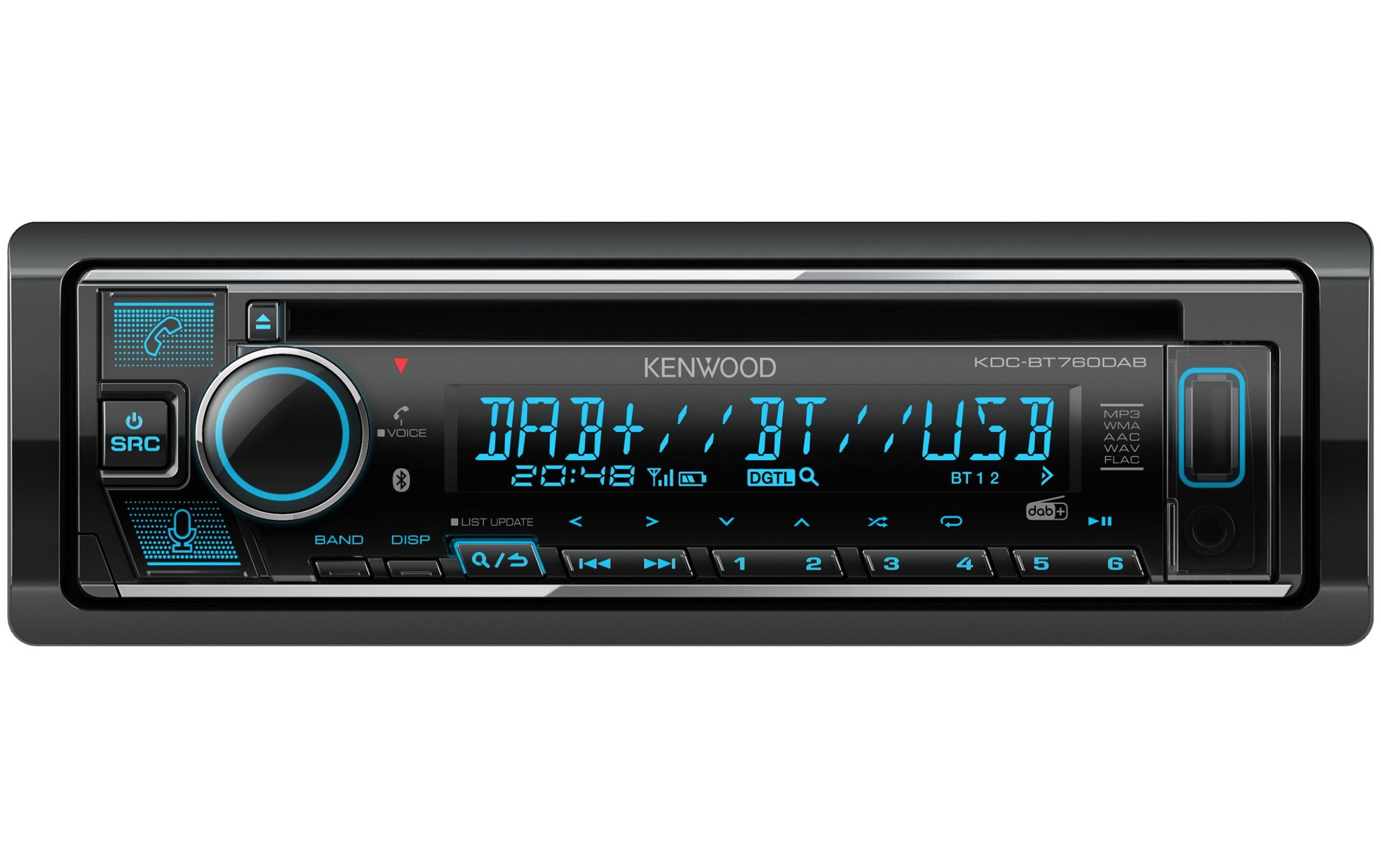 1606906 - Mediatech KENWOOD Autoradio KDC-BT760DAB Bluetooth, Spotify & DAB+