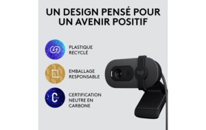 Logitech Brio 105 Webcam 960-001592 Full HD 1080p, 2 MP, USB-A