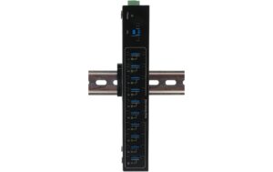 EXSYS EX-11220HMVS, 10-Ports USB3.2gen1 HUB Wand und DIN-Rail, 15KV ESD Schutz