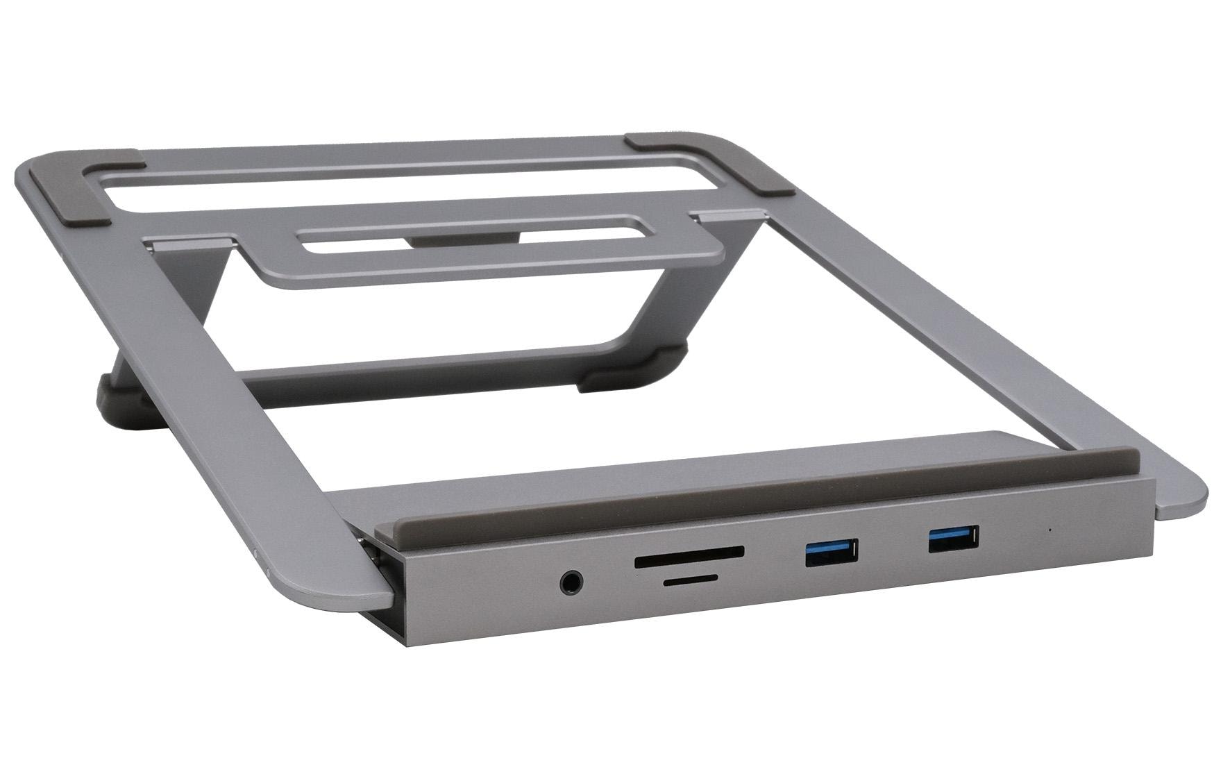 1608071 - Mediatech EXSYS EX-1223HM, 12in1 USB-C Dockingstation Stand für Notebook, Matebook und MacBook kaufen Schweiz | Mediatech.ch