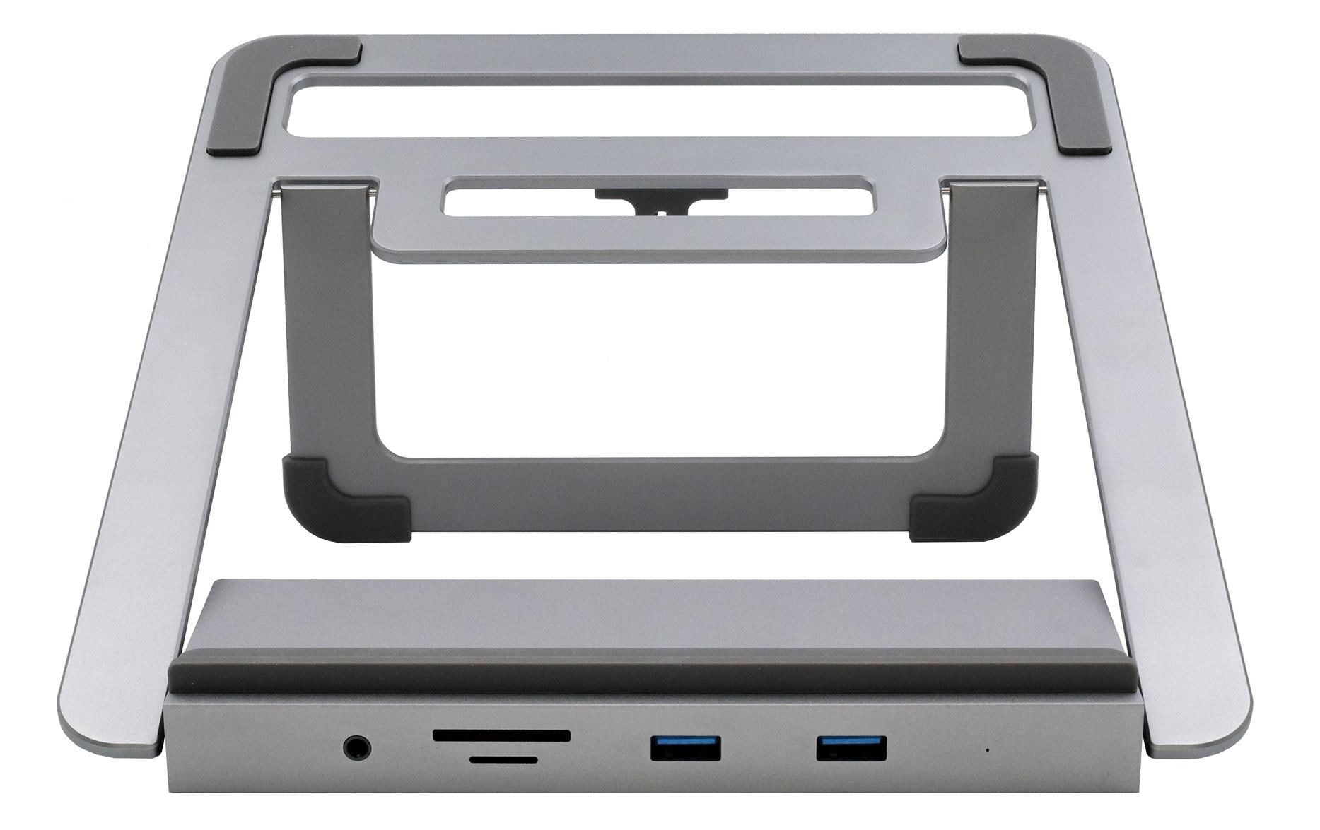 1608071_1 - Mediatech EXSYS EX-1223HM, 12in1 USB-C Dockingstation Stand für Notebook, Matebook und MacBook